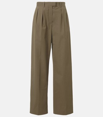 Alfidis cotton wide-leg pants | The Row