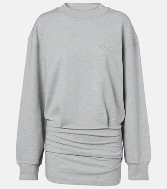 Robe sweat-shirt en coton mélangé | The Attico
