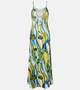 Acidic Floral maxi dress | Christopher Esber