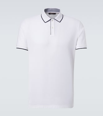 Cotton-blend piqué polo shirt | Loro Piana