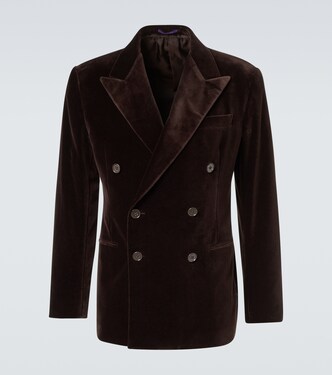 Anzugjacke Kent aus Baumwollsamt | Ralph Lauren Purple Label