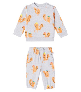 Baby printed cotton jersey tracksuit | Stella McCartney Kids