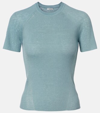 Belarb ribbed-knit T-shirt | Joseph