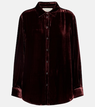 London velvet shirt | Asceno
