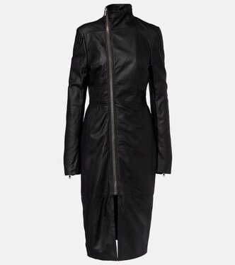 Gary leather coat | Rick Owens