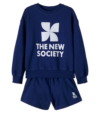 Set aus Sweatshirt und Shorts | The New Society