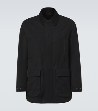 Cotton and silk twill field jacket | Tom Ford