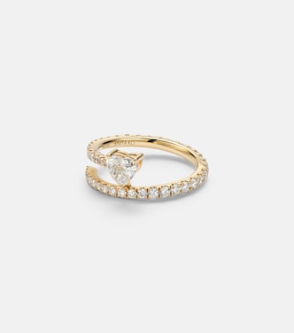 18kt gold (750/1000) ring with diamonds | Anita Ko