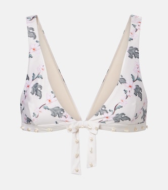 Huerta floral bikini top | Agua by Agua Bendita