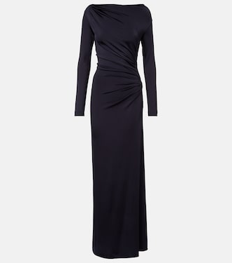 Gathered jersey maxi dress | Victoria Beckham