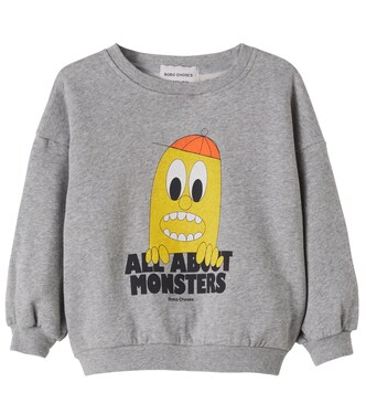 Printed cotton jersey sweatshirt | Bobo Choses