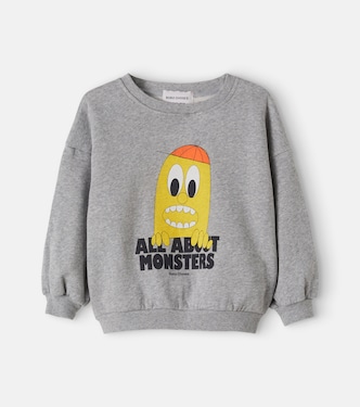 Printed cotton jersey sweatshirt | Bobo Choses