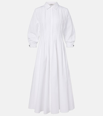 Pleated cotton poplin shirt dress | 'S Max Mara