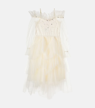 Tinker cotton-trimmed embellished tulle dress | Tutu Du Monde