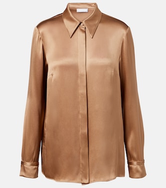 Hemd Cruz aus Seidensatin | Gabriela Hearst