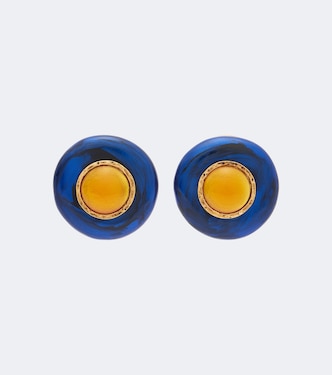 Embellished clip-on earrings | Saint Laurent