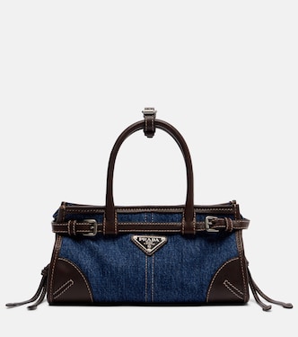 Prada Bonnie Small denim top-handle bag | Prada