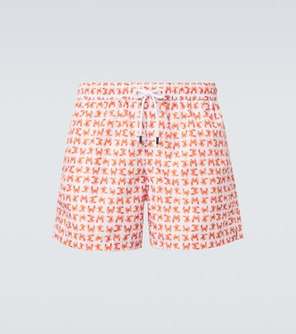 Madeira printed swim trunks | Fedeli