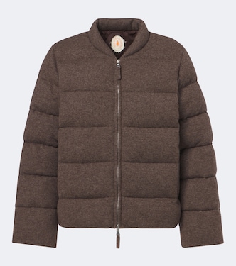 Cashmere down jacket | Jardin des Orangers