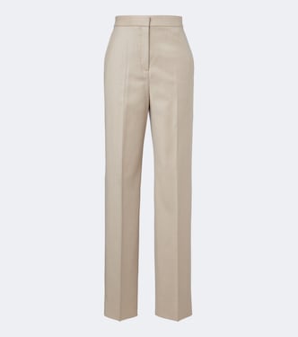 Wool straight pants | Agnona