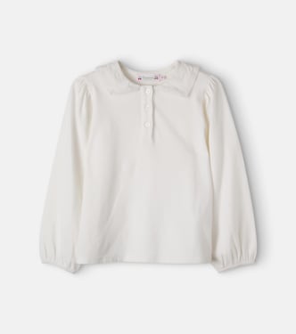 Meena cotton jersey blouse | Bonpoint