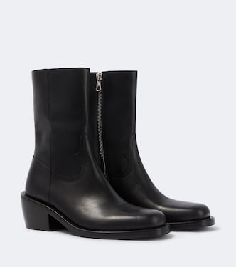 Leather ankle boots | Dries Van Noten