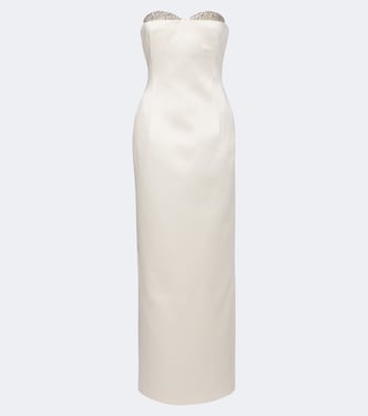 Verzierte Robe Noelie aus Satin | The New Arrivals Ilkyaz Ozel