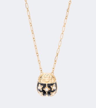 Lady Scarab embellished necklace | La DoubleJ