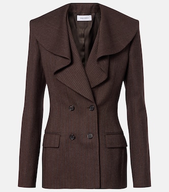 Blazer en laine à rayures | McQueen