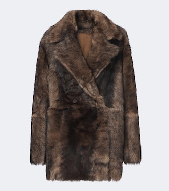 Altina reversible shearling peacoat | Arma