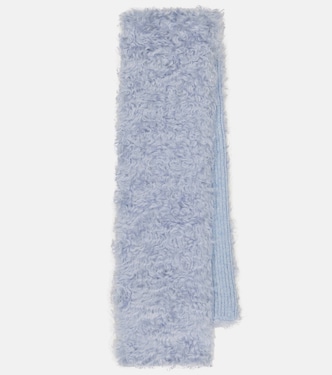 Écharpe en mohair, coton et laine | Miu Miu