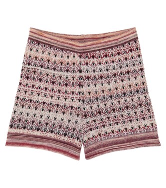 Intarsia wool-blend shorts | Paade Mode