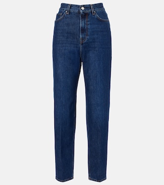 High-rise tapered jeans | Toteme