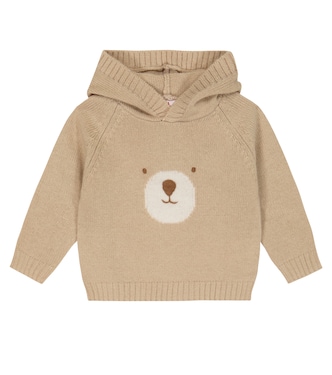 Baby - Felpa con cappuccio e orsetto | Il Gufo