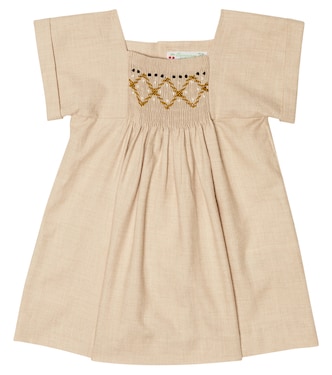 Baby Pais cotton and wool dress | Bonpoint