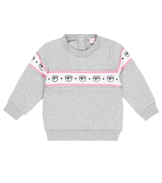 x Chiara Ferragni baby eye-motif jersey sweatshirt | Monnalisa