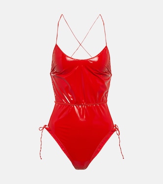 Glow latex lacé swimsuit | Oséree