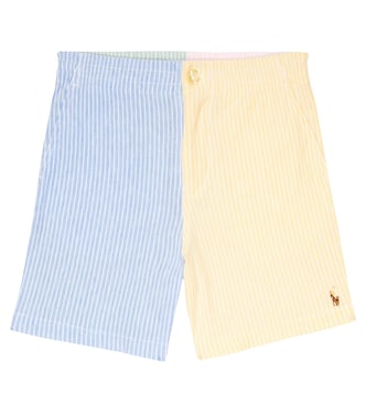 Striped cotton shorts | Polo Ralph Lauren Kids