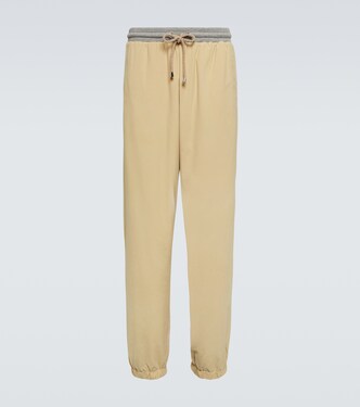 Pantalones Hlaup en mezcla de algodón | Ranra