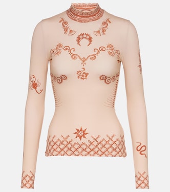 Regenerated Second Skin jersey top | Marine Serre