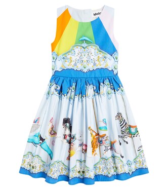 Caisi printed cotton dress | Molo
