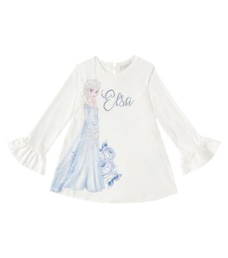 x Disney® printed cotton top | Monnalisa