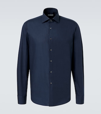 Hemd aus Baumwollpopeline | Canali