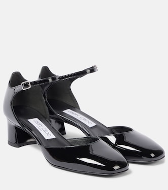 Pixie 45 patent leather Mary Jane pumps | Jimmy Choo