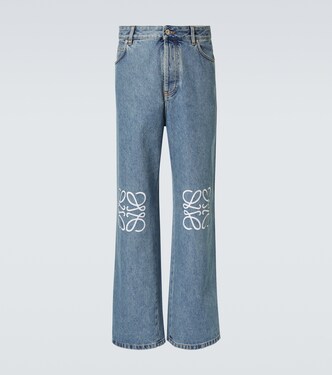 Anagram wide-leg jeans         | Loewe