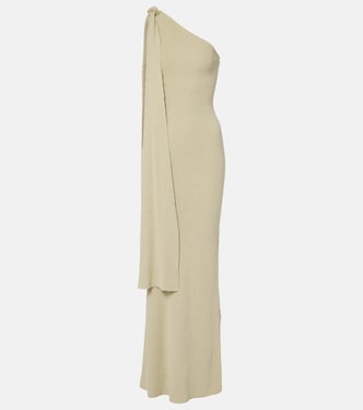 Dara one-shoulder draped maxi dress | Aya Muse