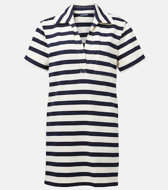 Cayden striped cotton polo dress | Veronica Beard