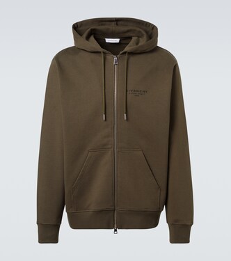 Givenchy Stamp cotton fleece hoodie | Givenchy