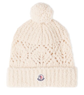 Logo wool-blend beanie | Moncler Enfant