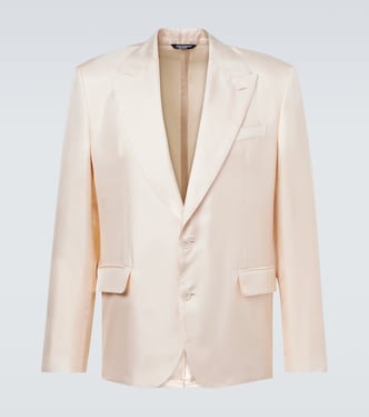 Sicilia Light silk twill blazer | Dolce&Gabbana